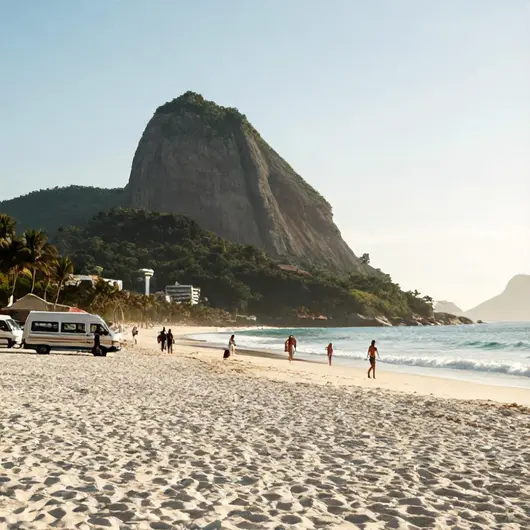 Explore a Praia dos Anjos com Blanc Vans